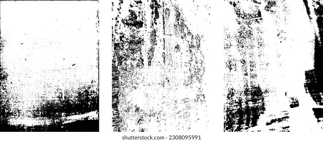 Grunge Urban Backgrounds set.Texture Vector.Dust Overlay Distress Grain,Simply Sitúe la ilustración sobre cualquier objeto para crear efecto ondulado .abstract,splattered, sucie, textura para su diseño. 