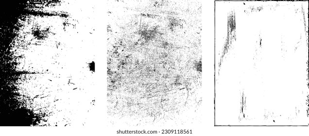 Grunge Urban Backgrounds set.Texture Vector.Dust Overlay Distress Grain ,Simply Place illustration over any Object to Create grungy Effect .abstract,splattered , dirty, texture for your design. 