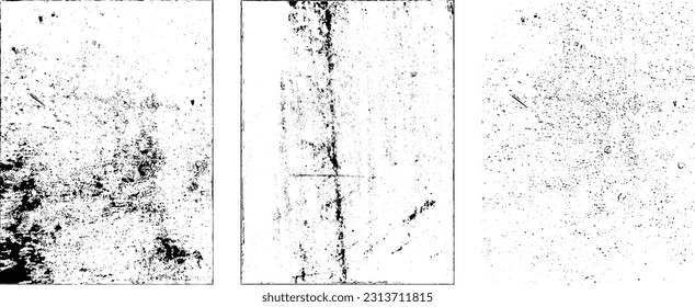 Grunge Urban Backgrounds set.Texture Vector.Dust Overlay Distress Grain ,Simply Place illustration over any Object to Create grungy Effect .abstract,splattered , dirty, texture for your design. 