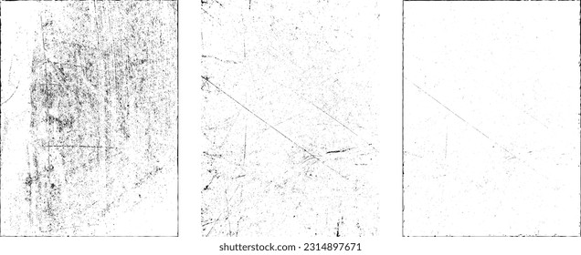 Grunge Urban Backgrounds set.Texture Vector.Dust Overlay Distress Grain ,Simply Place illustration over any Object to Create grungy Effect .abstract,splattered , dirty, texture for your design. 