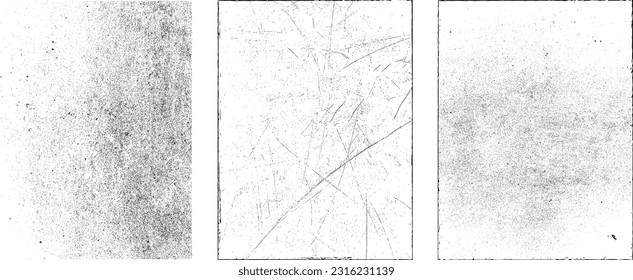 Grunge Urban Backgrounds set.Texture Vector.Dust Overlay Distress Grain ,Simply Place illustration over any Object to Create grungy Effect .abstract,splattered , dirty, texture for your design. 