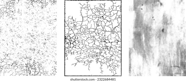 Grunge Urban Backgrounds set.Texture Vector.Dust Overlay Distress Grain ,Simply Place illustration over any Object to Create grungy Effect .abstract,splattered , dirty, texture for your design. 