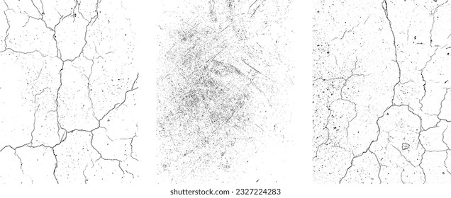 Grunge Urban Backgrounds set.Texture Vector.Dust Overlay Distress Grain ,Simply Place illustration over any Object to Create grungy Effect.abstract,splattered ,dirty, grange texture for your design. 