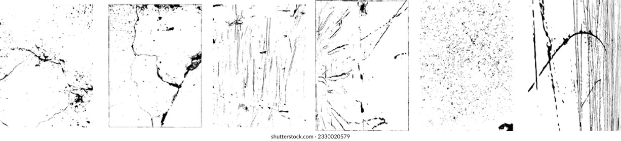 Grunge Urban Backgrounds set.Texture Vector.Dust Overlay Distress Grain ,Simply Place illustration over any Object to Create grungy Effect.abstract,splattered ,dirty, grange texture for your design.