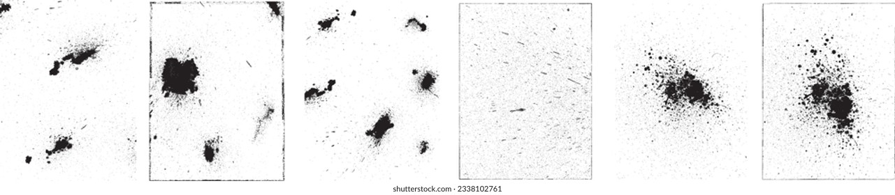 Grunge Urban Backgrounds set.Texture Vector.Dust Overlay Distress Grain ,Simply Place illustration over any Object to Create grungy Effect.abstract,splattered ,dirty, grange texture for your design.