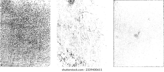 Grunge Urban Backgrounds set.Texture Vector.Dust Overlay Distress Grain ,Simply Place illustration over any Object to Create grungy Effect .abstract,splattered , dirty, texture for your design. 