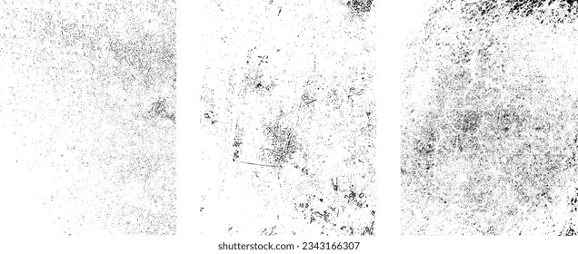 Grunge Urban Backgrounds set.Texture Vector.Dust Overlay Distress Grain ,Simply Place illustration over any Object to Create grungy Effect .abstract,splattered , dirty, texture for your design. 