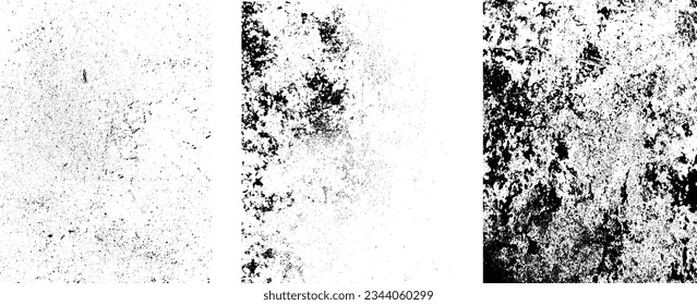 Grunge Urban Backgrounds set.Texture Vector.Dust Overlay Distress Grain ,Simply Place illustration over any Object to Create grungy Effect .abstract,splattered , dirty, texture for your design. 