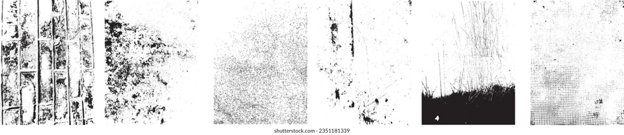 Grunge Urban Backgrounds set.Texture Vector.Dust Overlay Distress Grain ,Simply Place illustration over any Object to Create grungy Effect.abstract,splattered ,dirty, grange texture for your design.