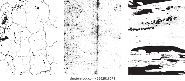 Grunge Urban Backgrounds set.Texture Vector.Dust Overlay Distress Grain ,Simply Place illustration over any Object to Create grungy Effect .abstract,splattered , dirty, texture for your design. 