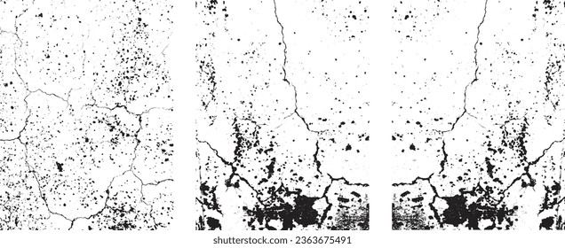 Grunge Urban Hintergründe set.Texture Vector.Dust Overlay Distress Grain , Einfach Illustration über jedes Objekt platzieren, um grungy Effekt .abstrakt, platziert , schmutzig, Textur für Ihr Design. 