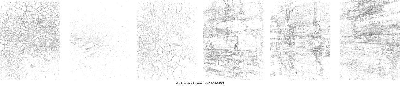 Grunge Urban Backgrounds set.Texture Vector.Dust Overlay Distress Grain ,Simply Place illustration over any Object to Create grungy Effect .abstract,splattered , dirty, texture for your design. 