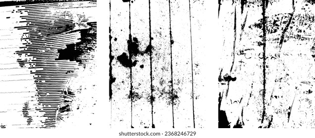 Grunge Urban Backgrounds set.Texture Vector.Dust Overlay Distress Grain,Simply Sitúe la ilustración sobre cualquier objeto para crear efecto ondulado .abstract,splattered, sucie, textura para su diseño. 
