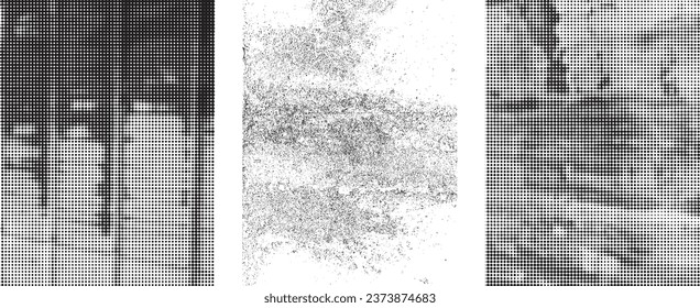 Grunge Urban Backgrounds set.Texture Vector.Dust Overlay Distress Grain ,Simply Place illustration over any Object to Create grungy Effect .abstract,splattered , dirty, texture for your design. 
