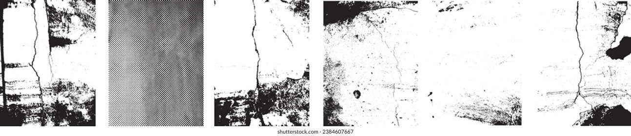 Grunge Urban Backgrounds set.Texture Vector.Dust Overlay Distress Grain ,Simply Place illustration over any Object to Create grungy Effect .abstract,splattered , dirty, texture for your design. 