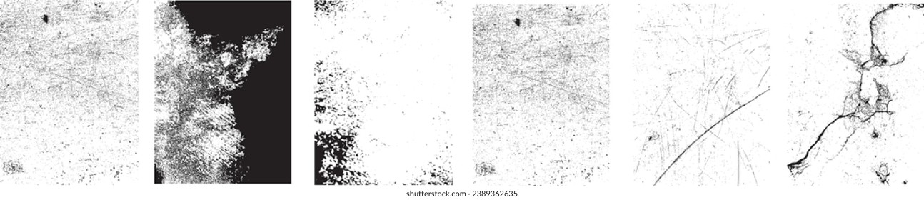 Grunge Urban Backgrounds set.Texture Vector.Dust Overlay Distress Grain ,Simply Place illustration over any Object to Create grungy Effect .abstract,splattered , dirty, texture for your design. 