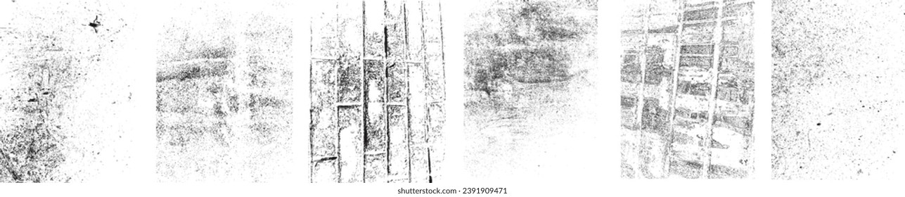 Grunge Urban Backgrounds set.Texture Vector.Dust Overlay Distress Grain ,Simply Place illustration over any Object to Create grungy Effect .abstract,splattered , dirty, texture for your design. 
