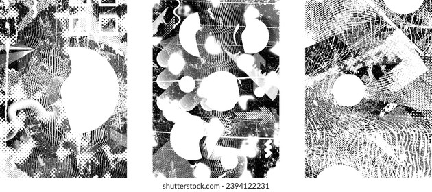 Grunge Urban Backgrounds set.Texture Vector.Dust Overlay Distress Grain ,Simply Place illustration over any Object to Create grungy Effect .abstract,splattered , dirty, texture for your design. 