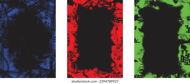 Grunge Urban Backgrounds set.Texture Vector.Dust Overlay Distress Grain ,Simply Place illustration over any Object to Create grungy Effect .abstract,splattered , dirty, texture for your design. 