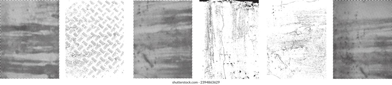 Grunge Urban Backgrounds set.Texture Vector.Dust Overlay Distress Grain,Simply Sitúe la ilustración sobre cualquier objeto para crear efecto ondulado .abstract,splattered, sucie, textura para su diseño. 