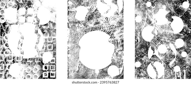 Grunge Urban Backgrounds set.Texture Vector.Dust Overlay Distress Grain ,Simply Place illustration over any Object to Create grungy Effect .abstract,splattered , dirty, texture for your design. 