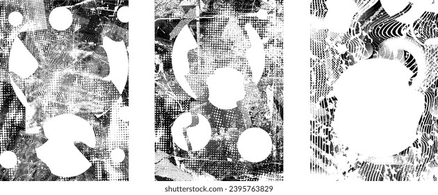 Grunge Urban Backgrounds set.Texture Vector.Dust Overlay Distress Grain ,Simply Place illustration over any Object to Create grungy Effect .abstract,splattered , dirty, texture for your design. 