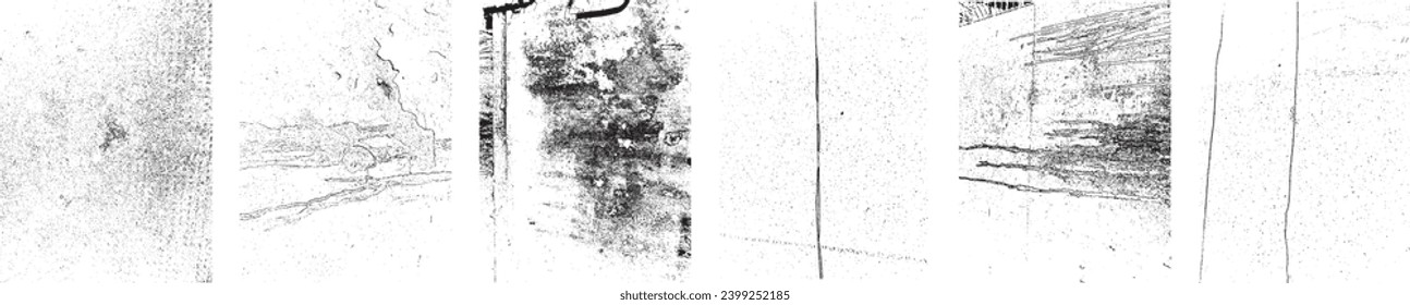 Grunge Urban Backgrounds set.Texture Vector.Dust Overlay Distress Grain ,Simply Place illustration over any Object to Create grungy Effect .abstract,splattered , dirty, texture for your design. 
