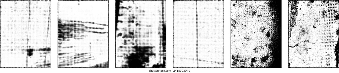 Grunge Urban Backgrounds set.Texture Vector.Dust Overlay Distress Grain ,Simply Place illustration over any Object to Create grungy Effect .abstract,splattered , dirty, texture for your design. 