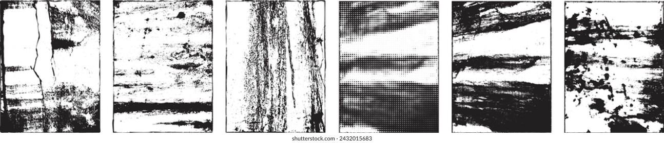 Grunge Urban Backgrounds set.Texture Vector.Dust Overlay Distress Grain ,Simply Place illustration over any Object to Create grungy Effect .abstract,splattered , dirty, texture for your design. 