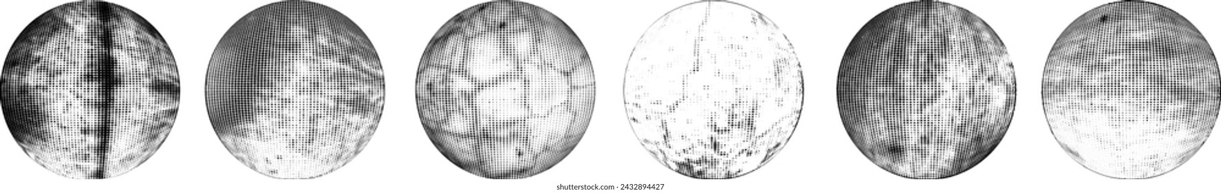 Grunge Urban Backgrounds set.Texture Vector.Dust Overlay Distress Grain ,Simply Place illustration over any Object to Create grungy Effect .abstract,splattered , circle texture for your design. 