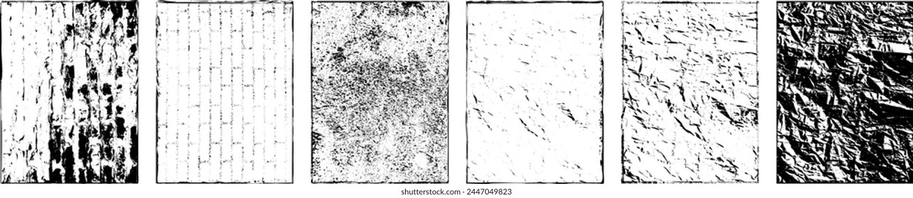 Grunge Urban Backgrounds set.Texture Vector.Dust Overlay Distress Grain ,Simply Place illustration over any Object to Create grungy Effect .abstract,splattered , dirty, texture for your design. 