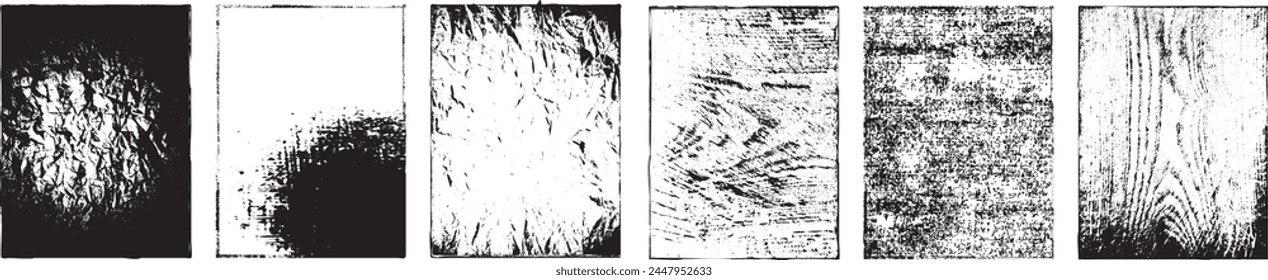 Grunge Urban Backgrounds set.Texture Vector.Dust Overlay Distress Grain ,Simply Place illustration over any Object to Create grungy Effect .abstract,splattered , dirty, texture for your design. 
