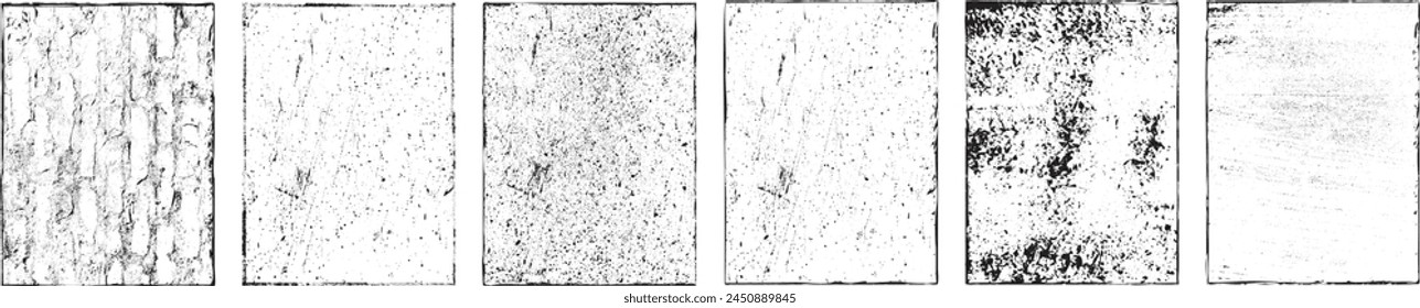 Grunge Urban Backgrounds set.Texture Vector.Dust Overlay Distress Grain ,Simply Place illustration over any Object to Create grungy Effect .abstract,splattered , dirty, texture for your design.