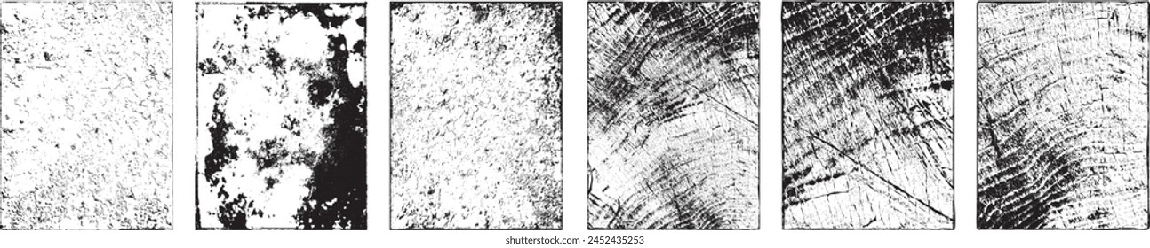 Grunge Urban Backgrounds set.Texture Vector.Dust Overlay Distress Grain ,Simply Place illustration over any Object to Create grungy Effect .abstract,splattered , dirty, texture for your design.