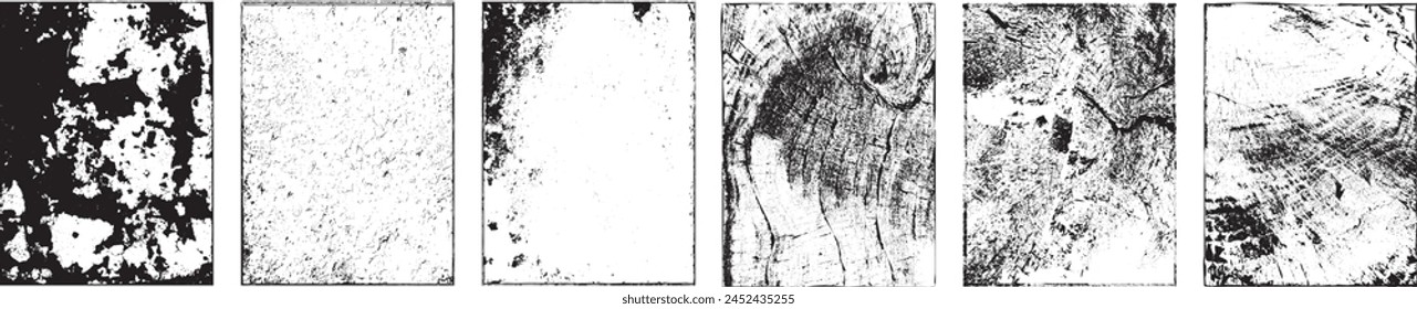 Grunge Urban Backgrounds set.Texture Vector.Dust Overlay Distress Grain ,Simply Place illustration over any Object to Create grungy Effect .abstract,splattered , dirty, texture for your design.
