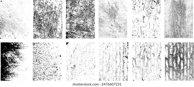Grunge Urban Backgrounds set.Texture Vector.Dust Overlay Distress Grain ,Simply Place illustration over any Object to Create grungy Effect .abstract,splattered , dirty, texture for your design.