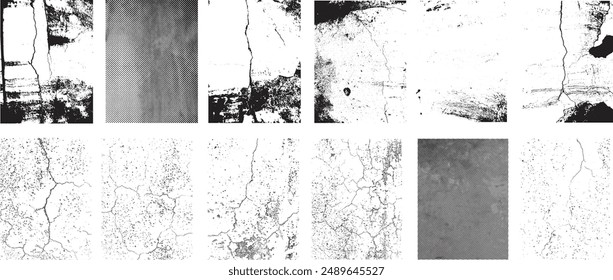 Grunge Urban Backgrounds set.Texture Vector.Dust Overlay Distress Grain ,Simply Place illustration over any Object to Create grungy Effect .abstract,splattered , dirty, texture for your design. 