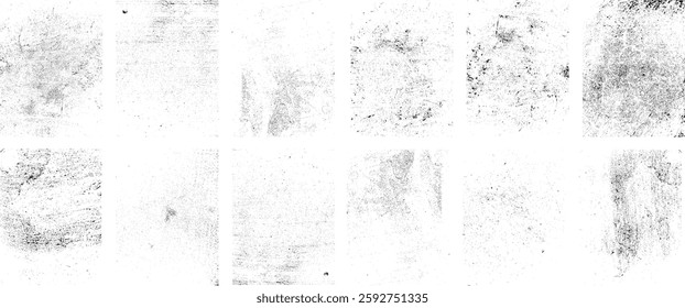 Grunge Urban Backgrounds set.Texture Vector.Dust Overlay Distress Grain ,Simply Place illustration over any Object to Create grungy Effect .abstract,splattered , dirty, texture for your design. 