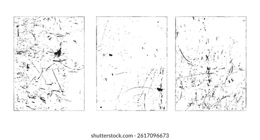 Grunge Urban Backgrounds set.Texture Vector.Dust Overlay Distress Grain ,Simply Place illustration over any Object to Create grungy Effect .abstract,splattered , dirty, texture for your design.
