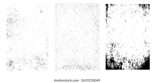 Grunge Urban Backgrounds set.Texture Vector.Dust Overlay Distress Grain ,Simply Place illustration over any Object to Create grungy Effect .abstract,splattered , dirty, texture for your design. 