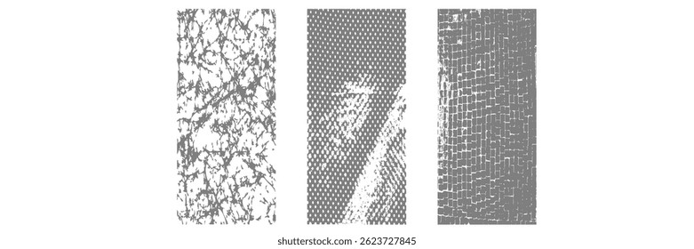 Grunge Urban Backgrounds set.Texture Vector.Dust Overlay Distress Grain ,Simply Place illustration over any Object to Create grungy Effect .abstract,splattered , dirty, texture for your design. 