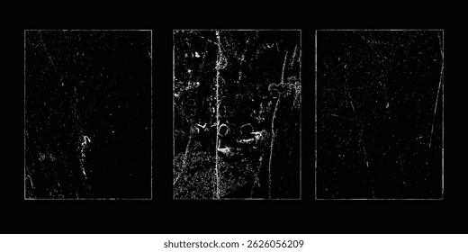 Grunge Urban Backgrounds set.Texture Vector.Dust Overlay Distress Grain ,Simply Place illustration over any Object to Create grungy Effect .abstract,splattered , dirty, texture for your design.
