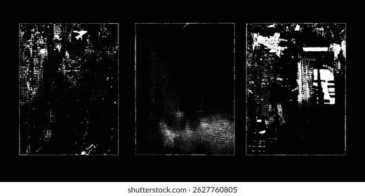 Grunge Urban Backgrounds set.Texture Vector.Dust Overlay Distress Grain ,Simply Place illustration over any Object to Create grungy Effect .abstract,splattered , dirty, texture for your design.
