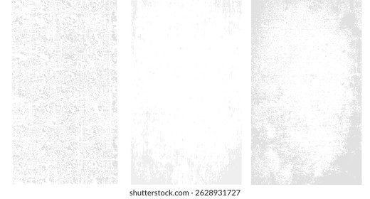 Grunge Urban Backgrounds set.Texture Vector.Dust Overlay Distress Grain ,Simply Place illustration over any Object to Create grungy Effect .abstract,splattered , dirty, texture for your design. Vector