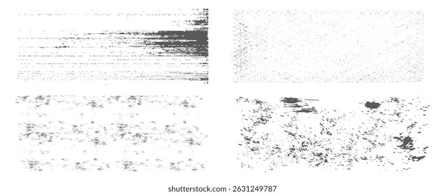 Grunge Urban Backgrounds set.Texture Vector.Dust Overlay Distress Grain ,Simply Place illustration over any Object to Create grungy Effect .abstract,splattered , dirty, texture for your design. vector