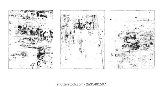 Grunge Urban Backgrounds set.Texture Vector.Dust Overlay Distress Grain ,Simply Place illustration over any Object to Create grungy Effect .abstract,splattered , dirty, texture for your design
