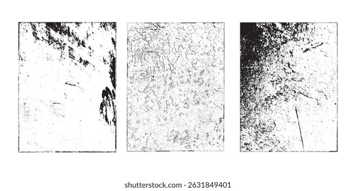 Grunge Urban Backgrounds set.Texture Vector.Dust Overlay Distress Grain ,Simply Place illustration over any Object to Create grungy Effect .abstract,splattered , dirty, texture for your design. 