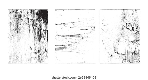 Grunge Urban Backgrounds set.Texture Vector.Dust Overlay Distress Grain ,Simply Place illustration over any Object to Create grungy Effect .abstract,splattered , dirty, texture for your design. 