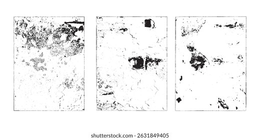Grunge Urban Backgrounds set.Texture Vector.Dust Overlay Distress Grain ,Simply Place illustration over any Object to Create grungy Effect .abstract,splattered , dirty, texture for your design. 