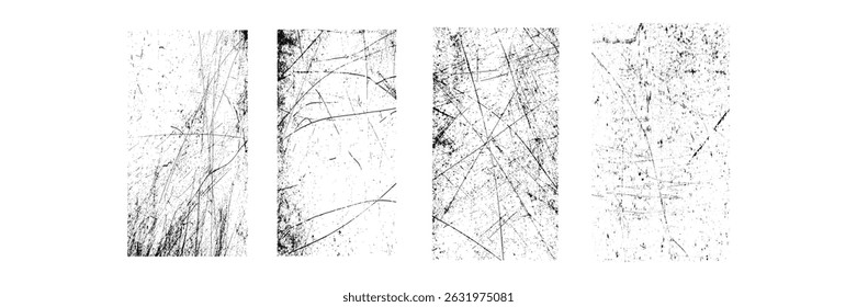Grunge Urban Backgrounds set.Texture Vector.Dust Overlay Distress Grain ,Simply Place illustration over any Object to Create grungy Effect .abstract,splattered , dirty, texture for your design. vector